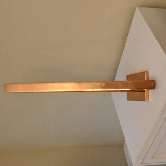 Crate & Barrel 16 Inch Copper Metal A-Frame Christmas Ornament Display Tree - Picture 2 of 3